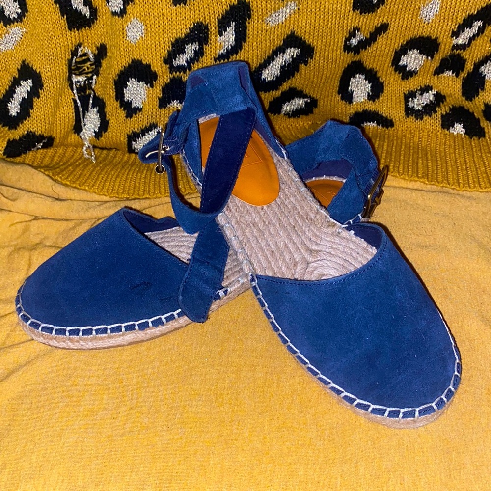 Ankle strap espadrille flats 🥿